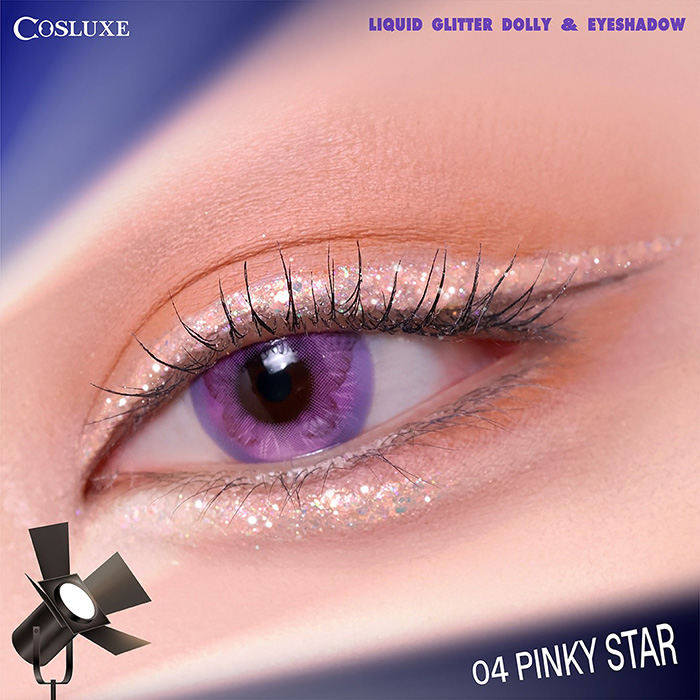 อายแชโดว์กลิตเตอร์ Cosluxe Wink To The Blink Blink Super Star Liquid Glitter Dolly & Eyeshadow
