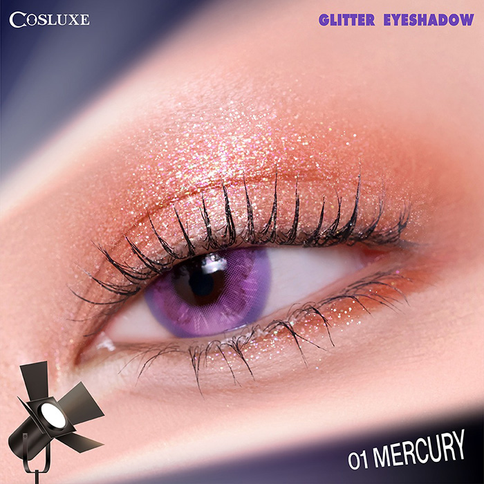 อายแชโดว์ Cosluxe Wink To The Blink Blink Twinkle Glitter Star Eyeshadow Powder