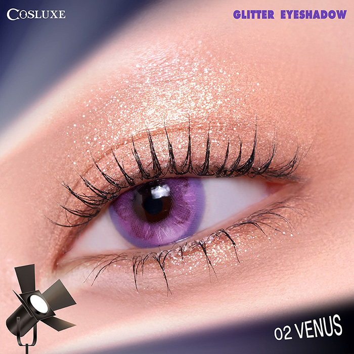 อายแชโดว์ Cosluxe Wink To The Blink Blink Twinkle Glitter Star Eyeshadow Powder