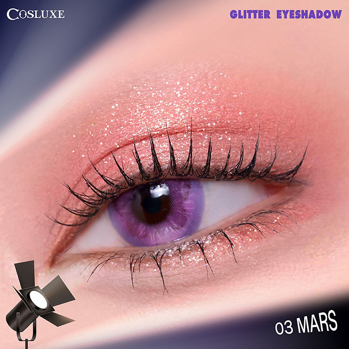 อายแชโดว์ Cosluxe Wink To The Blink Blink Twinkle Glitter Star Eyeshadow Powder