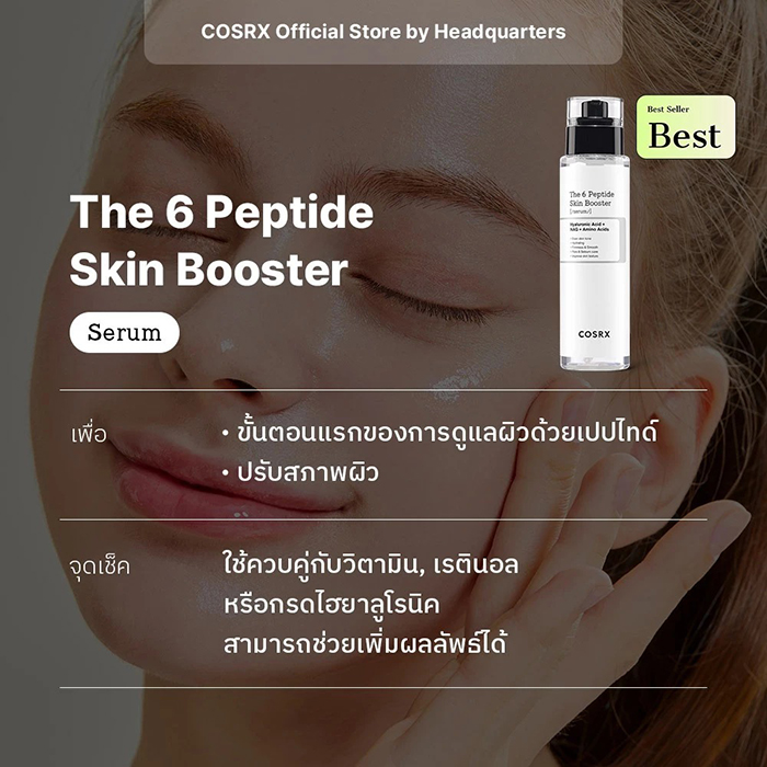 เซรั่ม COSRX The 6 Peptide Skin Booster Serum