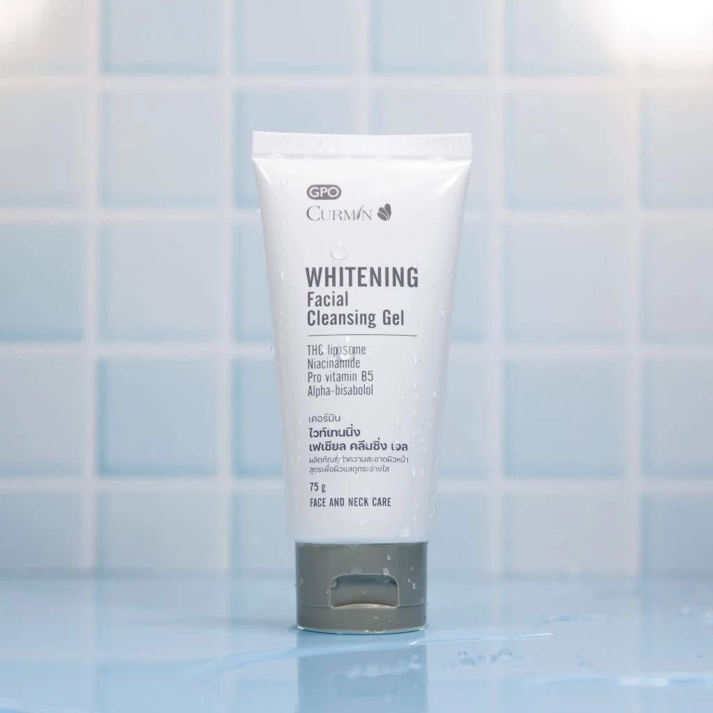 คลีนซิ่งเจลทำความสะอาดผิวหน้า CURMIN Whitening Facial Cleansing Gel