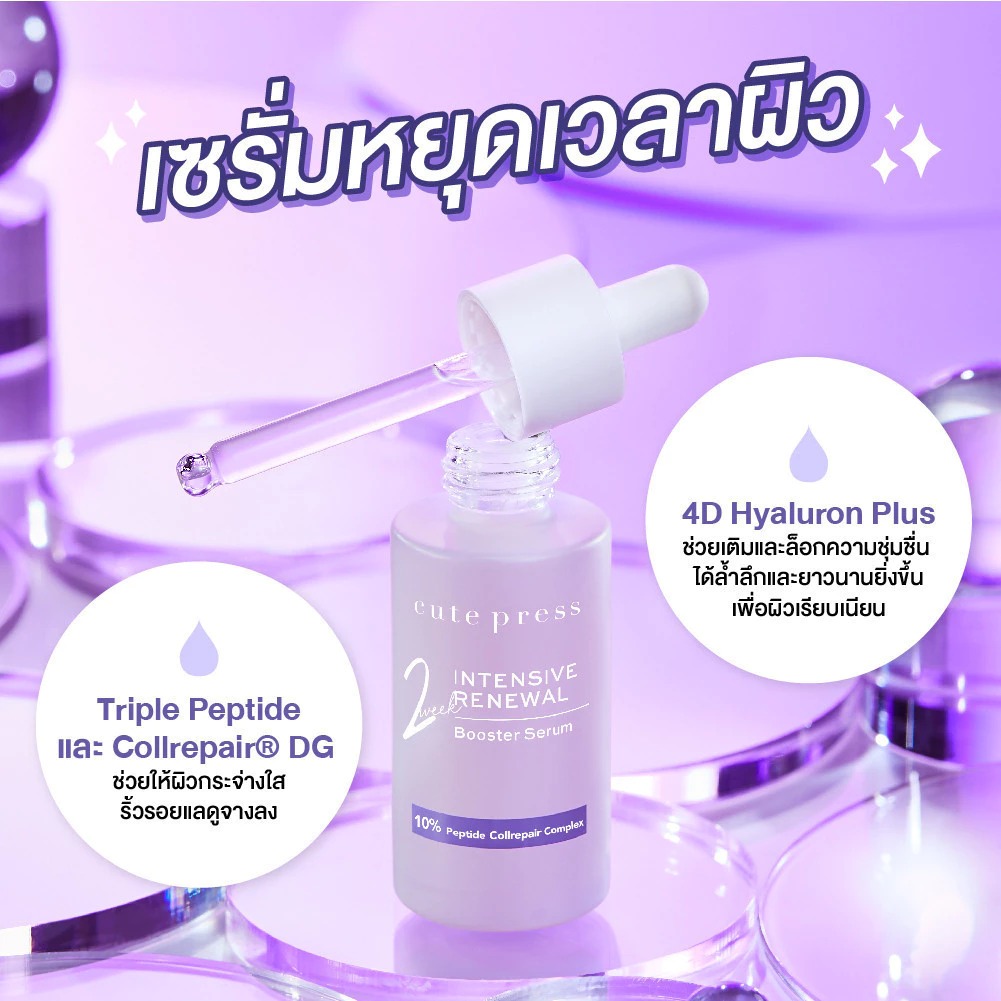 เซรั่มบำรุงผิว CUTE PRESS Intensive Renewal Booster Serum