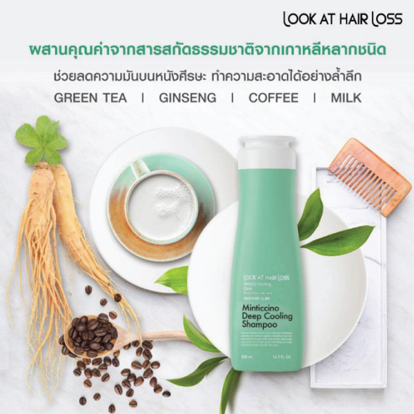 แชมพูลดผมมัน Daeng Gi Meo Ri Look At Hair Loss Minticcino Deep Cooling Shampoo