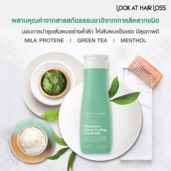 ครีมนวด ลดผมมัน Daeng Gi Meo Ri Look At Hair Loss Minticcino Deep Cooling Treatment