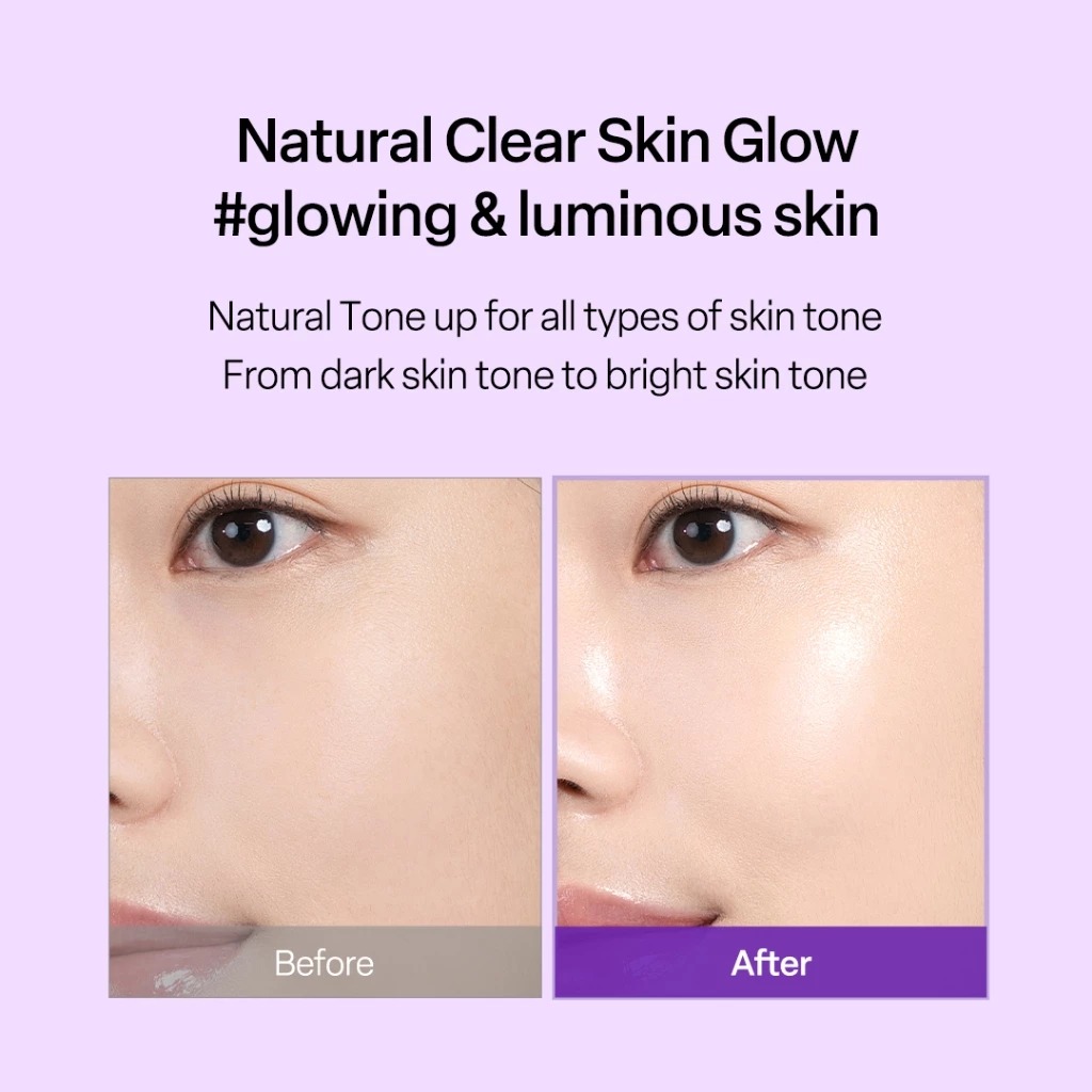 ครีมกันแดด d'Alba UV Essence Waterfull+ Tone-Up Purple Correcting Sun Cream SPF 50+ PA++++