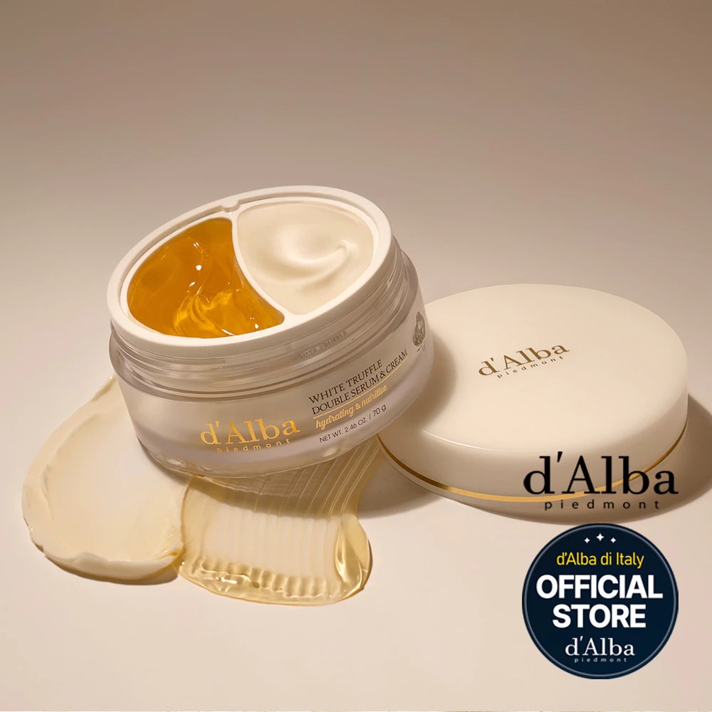 ครีมบำรุงผิวหน้า d'Alba White Truffle Double Serum & Cream