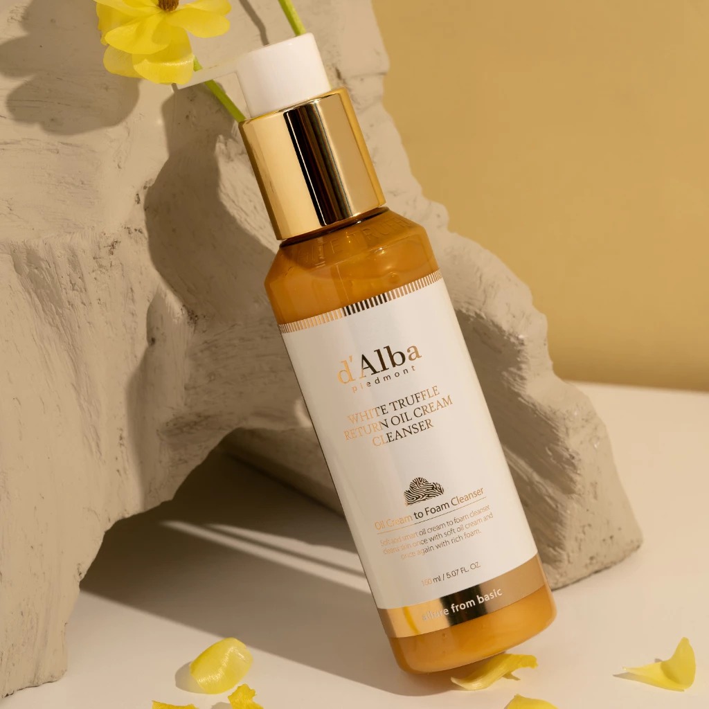 คลีนเซอร์ออยล์ d'Alba White Truffle Return Oil Cream Cleanser