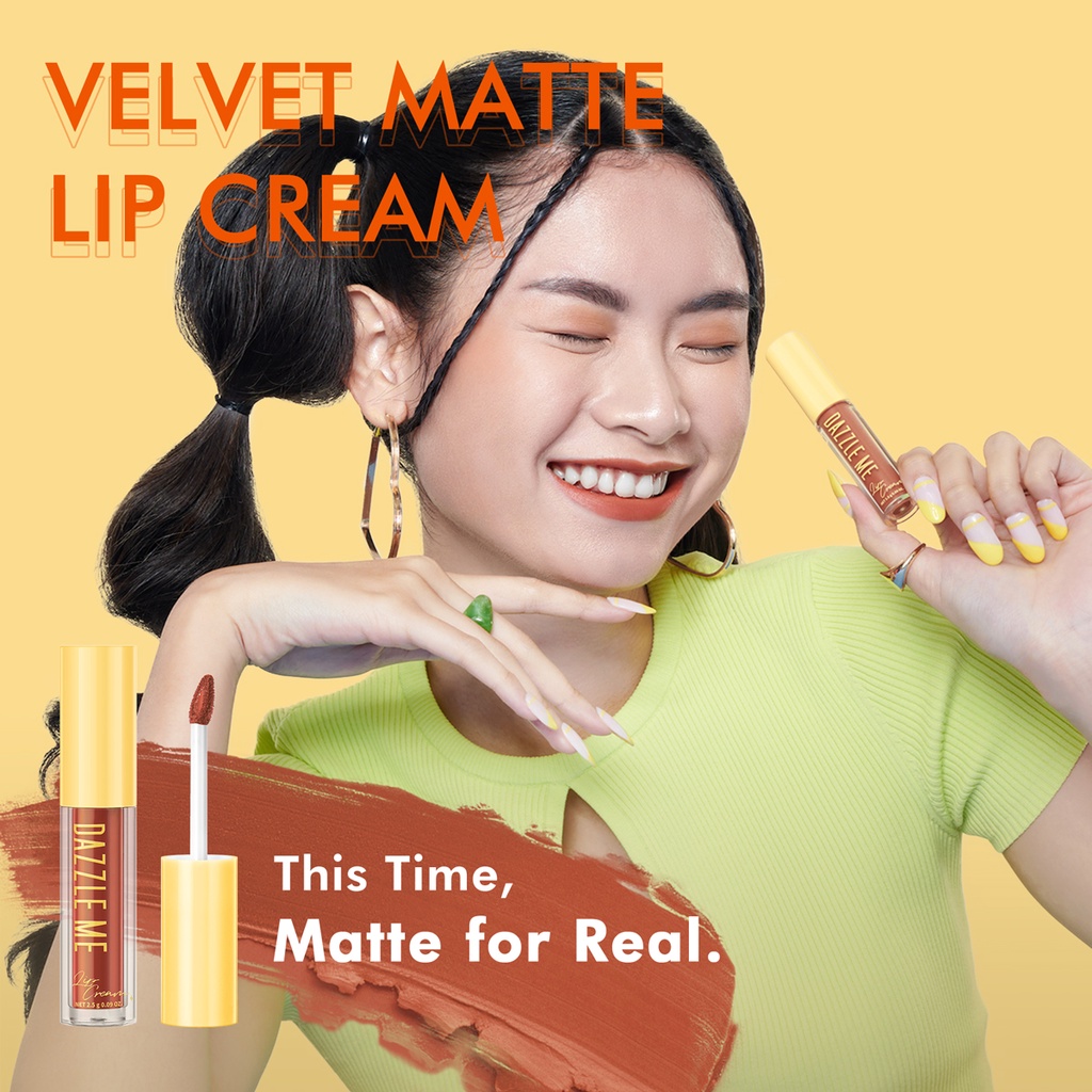 ลิปแมตต์ Dazzle Me Velvet Matte Lip Cream