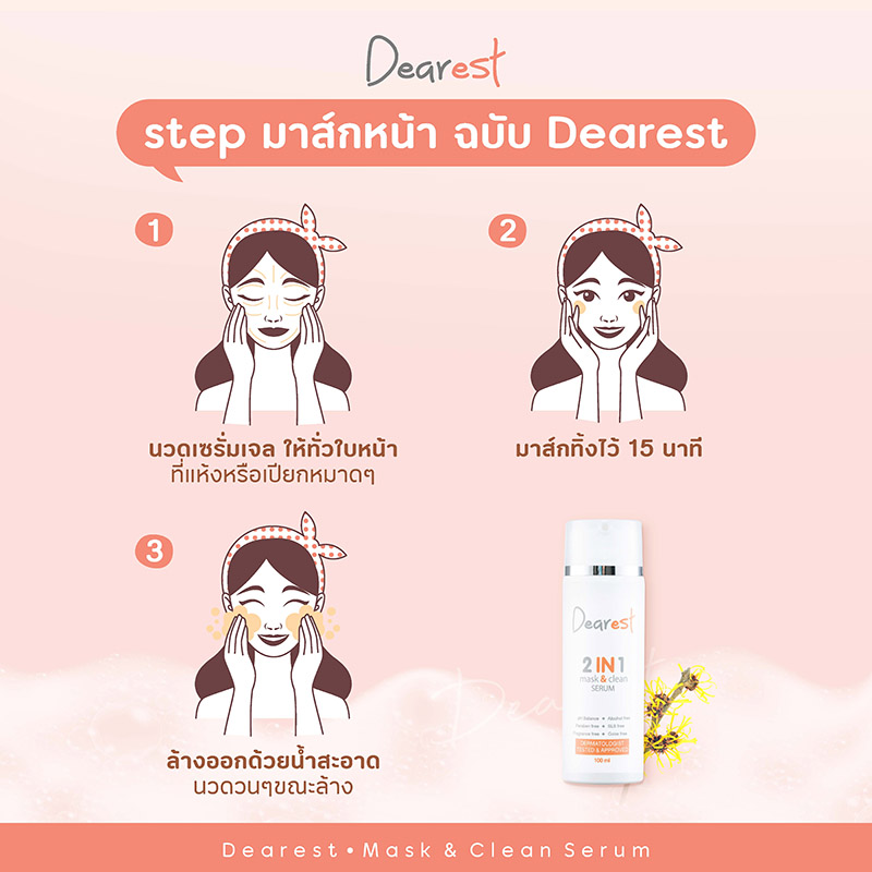 Dearest 2in1 Mask & Clean Serum