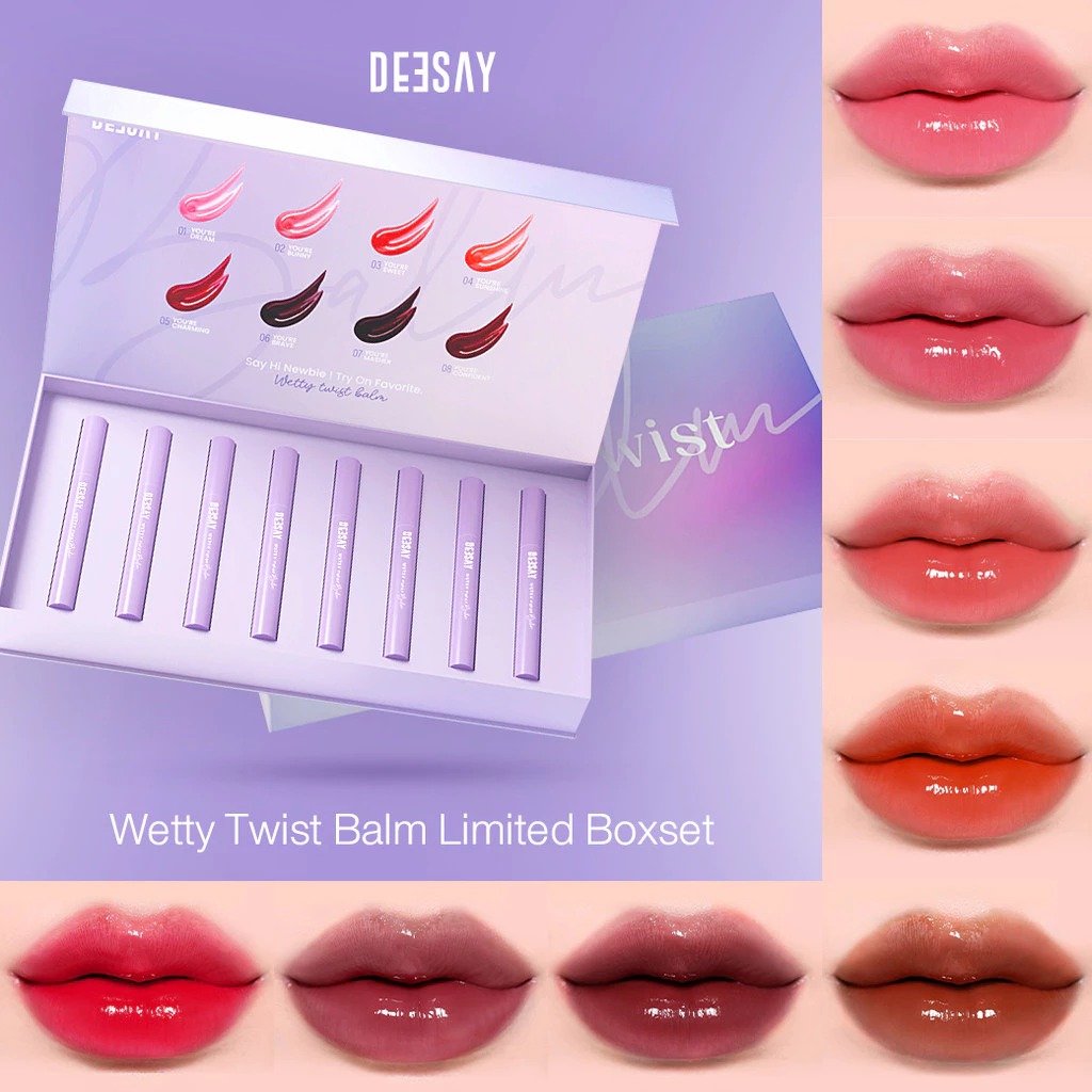 ลิปบาล์มแท่งม่วง DEESAY Wetty Twist Lip Balm
