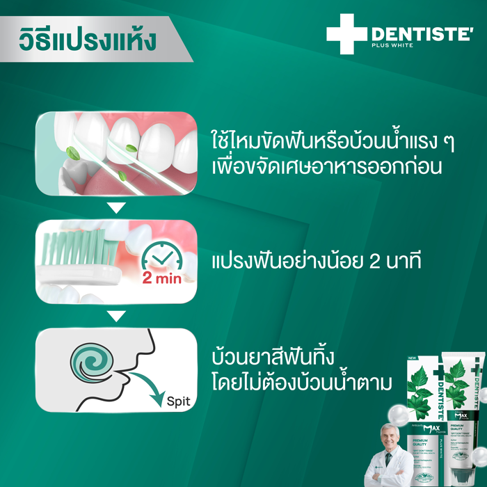 ยาสีฟัน Dentiste’ Anticavity Max Fluoride Toothpaste