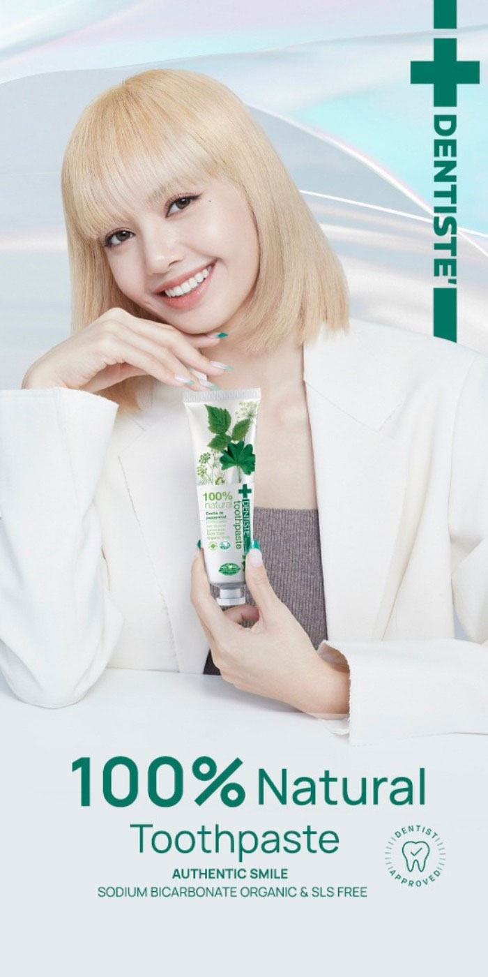 Dentiste’ 100% Natural Toothpaste Tube ยาสีฟัน