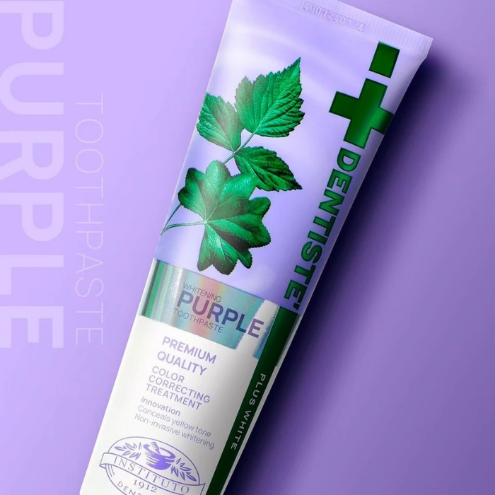 ยาสีฟัน DENTISTE' Plus White Whitening Purple Toothpaste