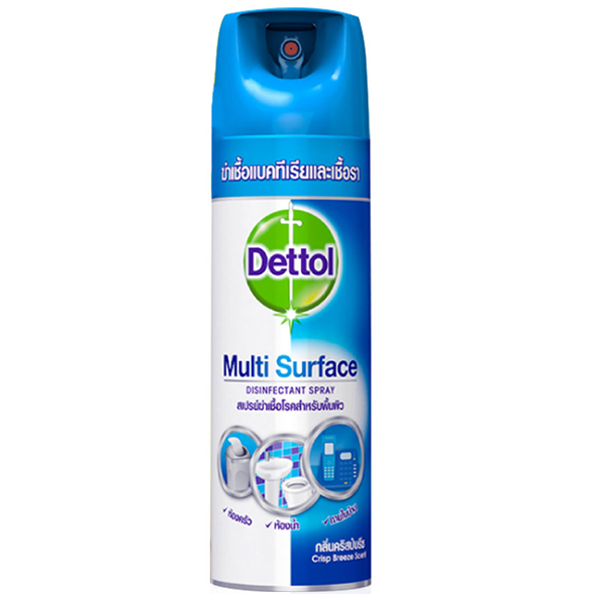 สเปรย์ฆ่าเชื้อโรคสำหรับพื้นผิว Dettol Disinfectant Spray Crisp Breeze