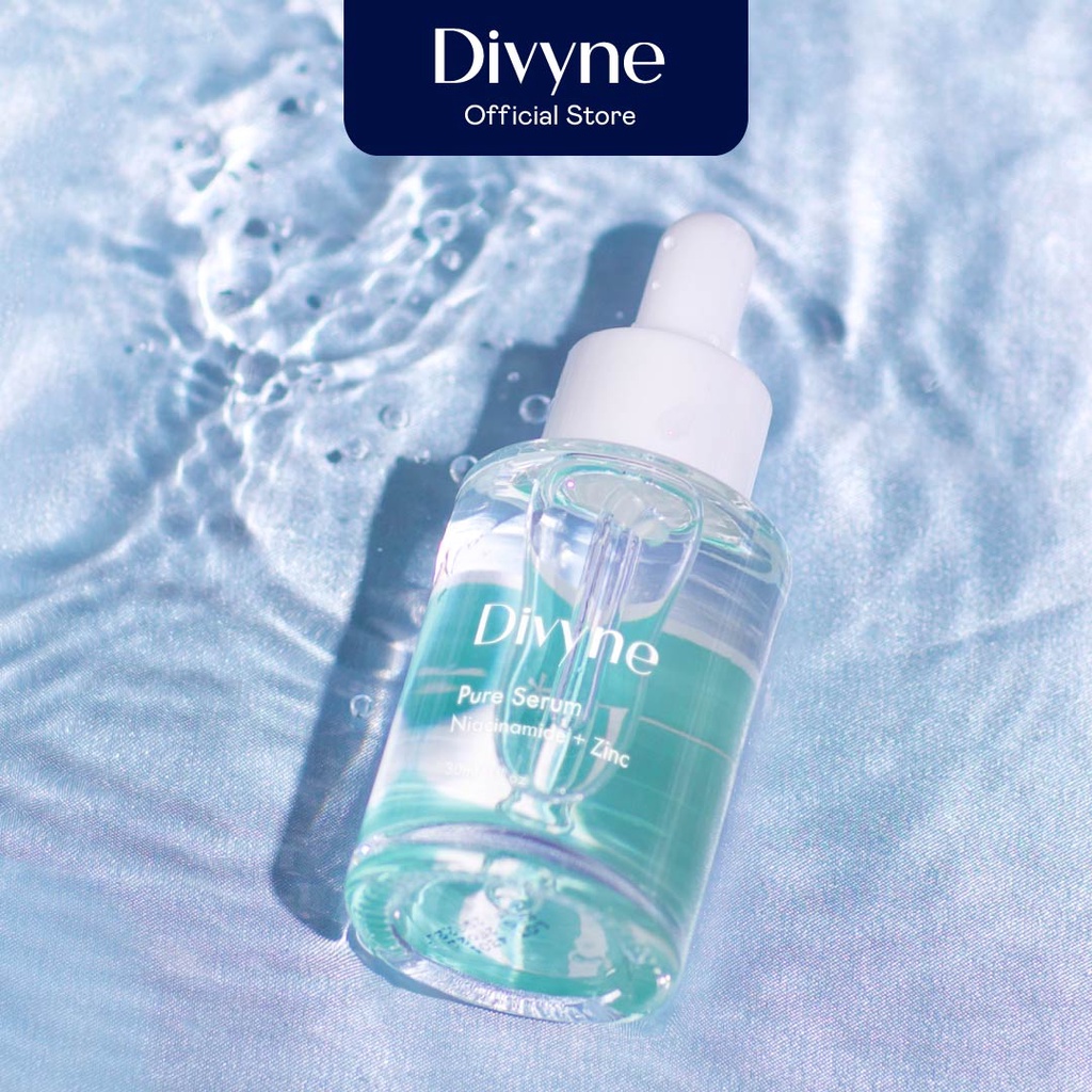 เซรั่มบำรุงผิว Divyne Pure Serum Niacinamide + Zinc for acne and oily skin