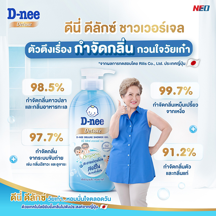 เจลอาบน้ำ D-nee Deluxe Shower Gel