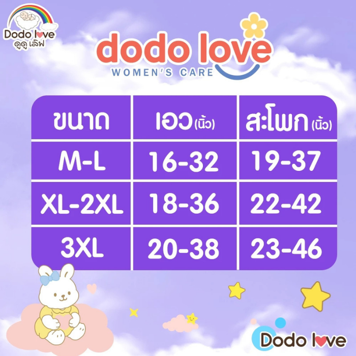 ผ้าอนามัยแบบกางเกงสำหรับคุณแม่ DODOLOVE Sanitary Napkin Pants ผ้าอนามัยแบบกางเกงสำหรับคุณแม่ DODOLOVE Sanitary Napkin Pants