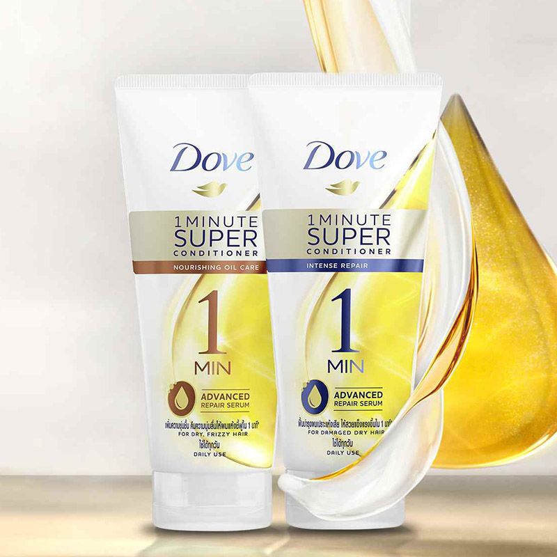 ครีมนวดผม Dove Intense Repair 1 Minute Super Conditioner