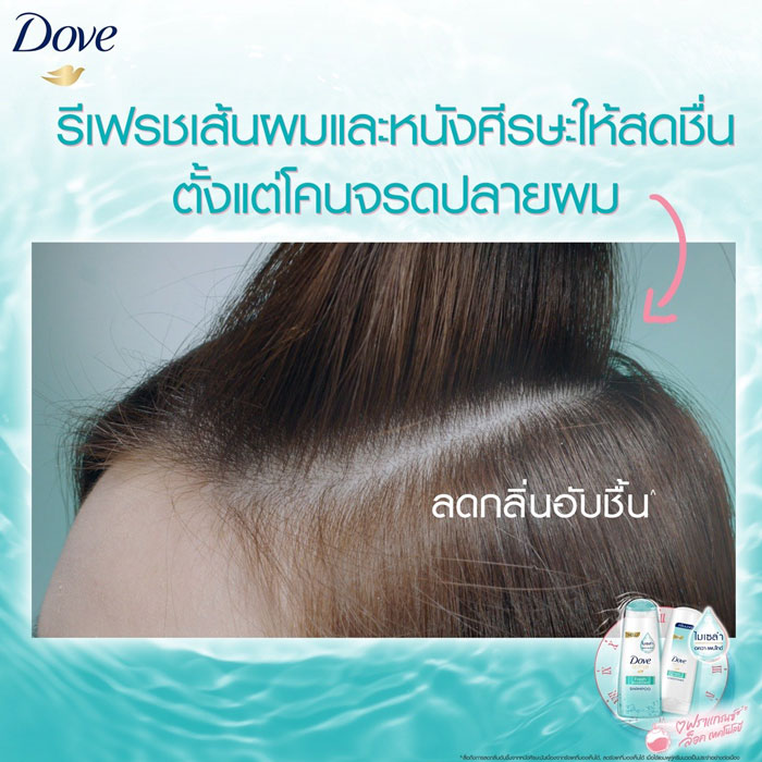 Dove Nutritive Solutions Fresh Nourishment Shampoo แชมพู