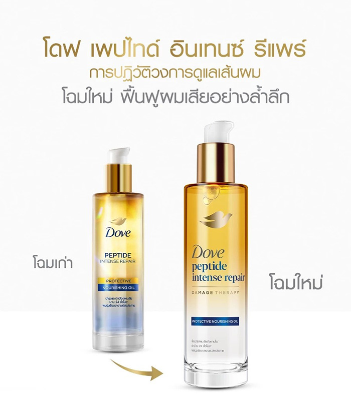 ครีมนวดผม Dove Peptide Intense Repair Conditioner ครีมนวดผม Dove Peptide Intense Repair Conditioner