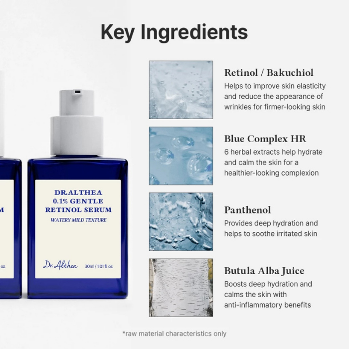เซรั่มเรตินอลสูตรอ่อนโยน Dr.Althea 0.1 Gentle Retinol Serum เซรั่มเรตินอลสูตรอ่อนโยน Dr.Althea 0.1 Gentle Retinol Serum