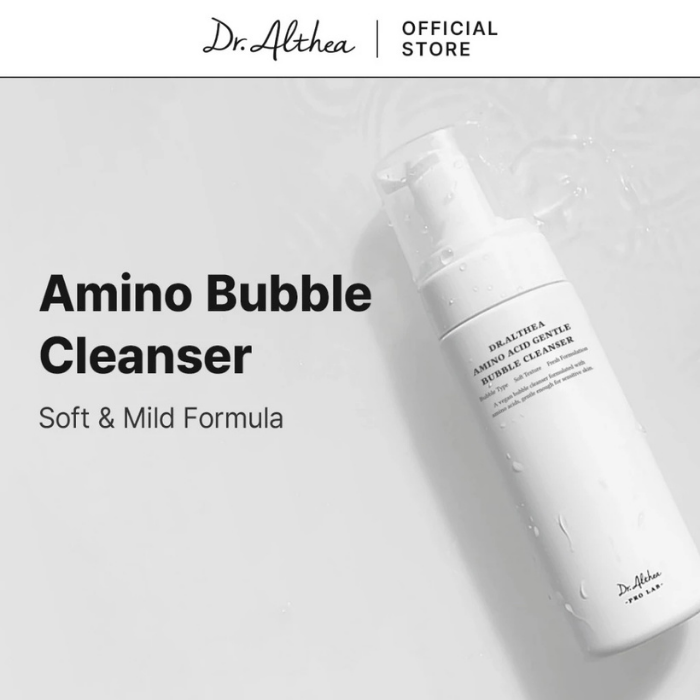 โฟมล้างหน้าสูตรอ่อนโยน Dr.Althea Amino Acid Gentle Bubble Cleanser