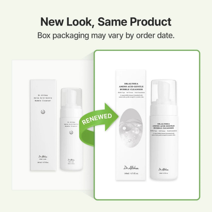 โฟมล้างหน้าสูตรอ่อนโยน Dr.Althea Amino Acid Gentle Bubble Cleanser โฟมล้างหน้าสูตรอ่อนโยน Dr.Althea Amino Acid Gentle Bubble Cleanser