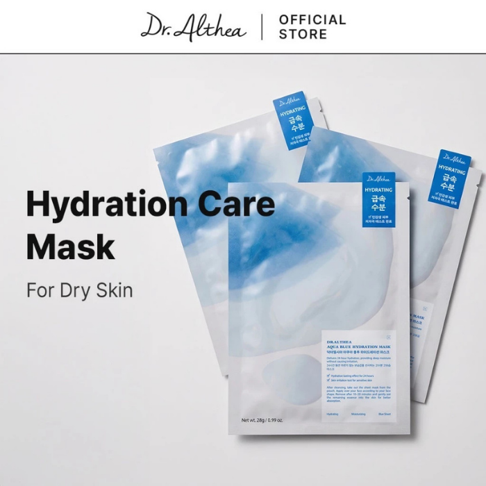 แผ่นมาสก์ Dr.Althea Aqua Blue Hydration Mask แผ่นมาสก์ Dr.Althea Aqua Blue Hydration Mask