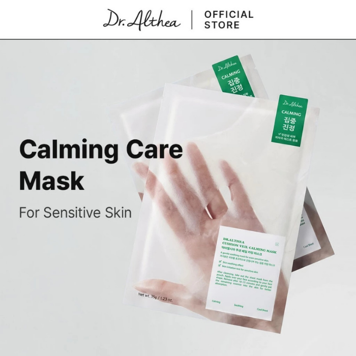 แผ่นมาสก์หน้า Dr.Althea Cushion Veil Calming Mask แผ่นมาสก์หน้า Dr.Althea Cushion Veil Calming Mask