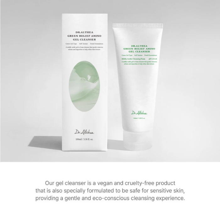 คลีนเซอร์ Dr.Althea Green Relief Amino Gel Cleanser คลีนเซอร์ Dr.Althea Green Relief Amino Gel Cleanser