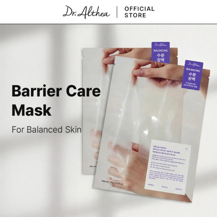 แผ่นมาสก์เจลลี่ Dr.Althea Jelly Seal Dewy Mask