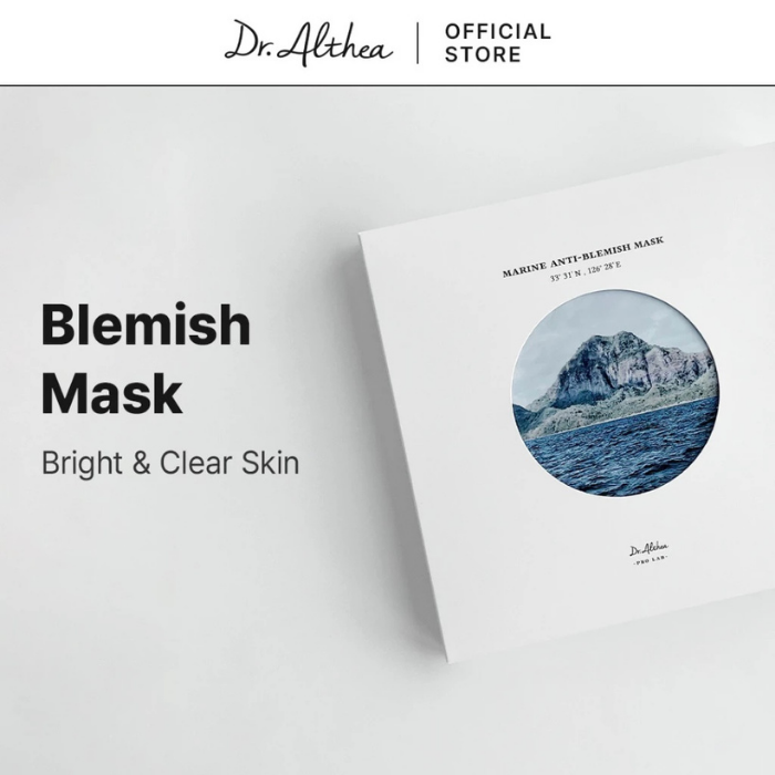 แผ่นมาส์ก Dr.Althea Marine Anti-Blemish Mask แผ่นมาส์ก Dr.Althea Marine Anti-Blemish Mask