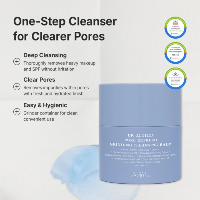 คลีนซิ่งบาล์ม Dr.Althea Pore Refresh Grinding Cleansing Balm คลีนซิ่งบาล์ม Dr.Althea Pore Refresh Grinding Cleansing Balm