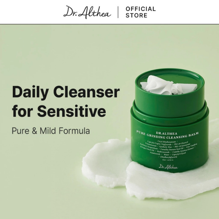 คลีนซิ่งบาล์ม สูตรอ่อนโยน Dr.Althea Pure Grinding Cleansing Balm