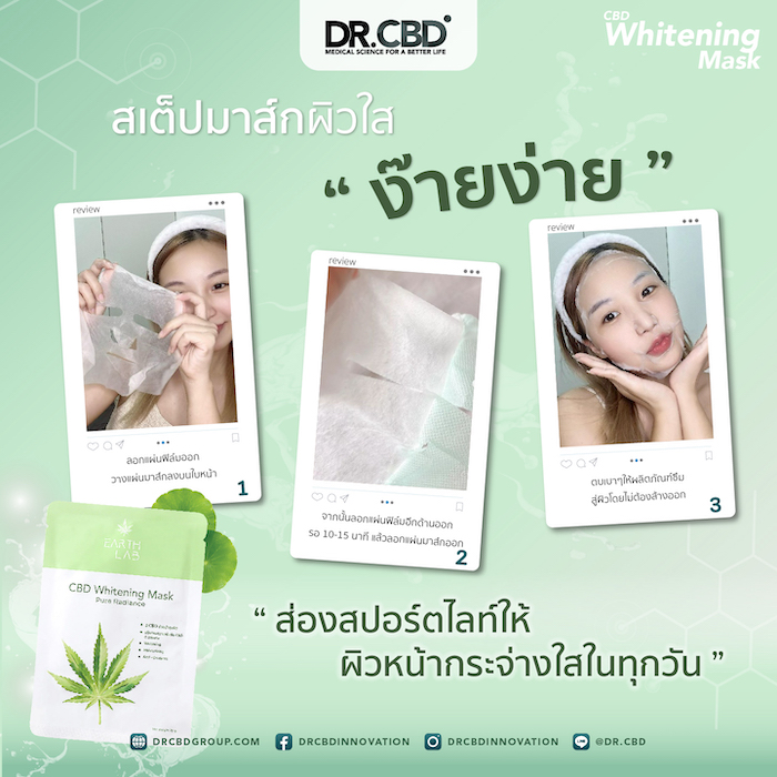 มาส์กแผ่น DR.CBD Face Mask Sheet