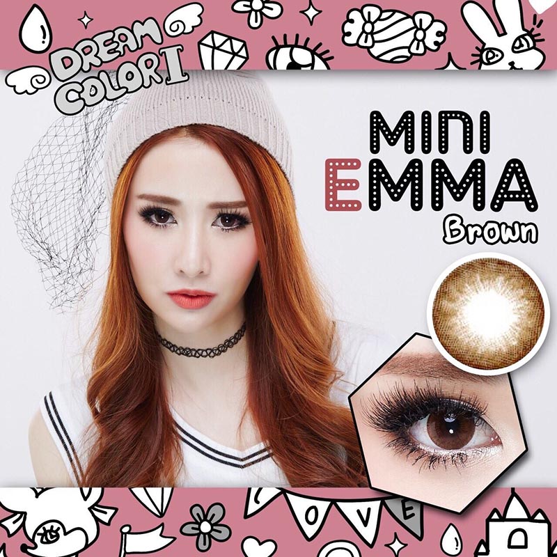 คอนแทคเลนส์ Dreamcolor1 Contact Lens Mini Emma