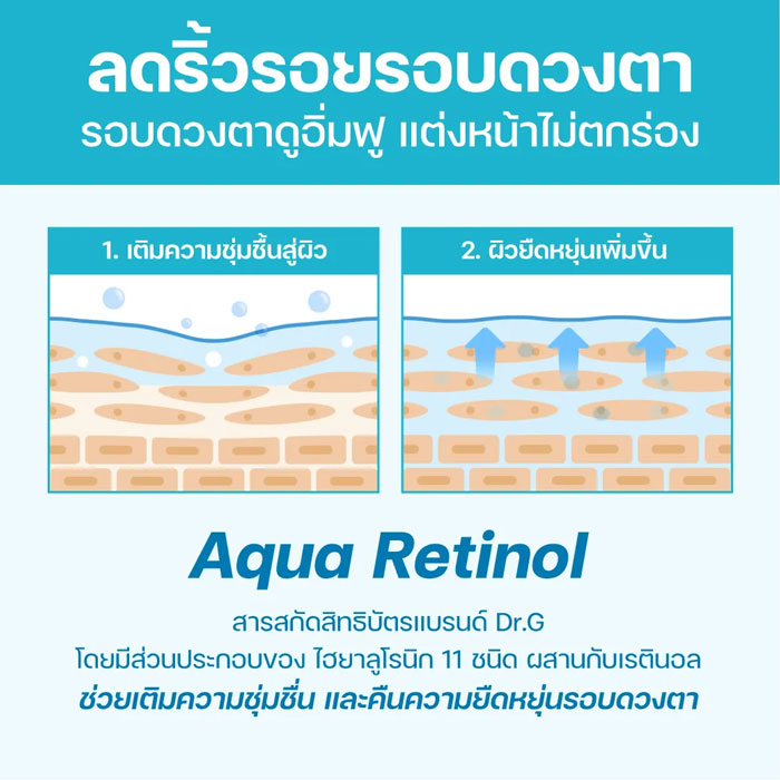 อายครีม Dr.G Hydra Aqua Retinol Eye Cream