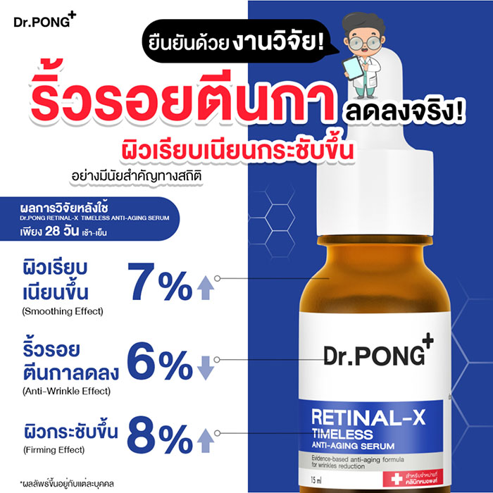 เซรั่ม Dr.PONG Retinal-X Timeless Anti-Aging Serum