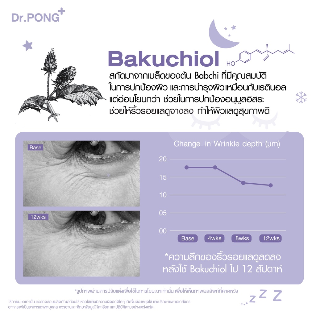 มาร์ก Dr.PONG Timeless Bakuchiol Anti-Aging Sleeping Mask