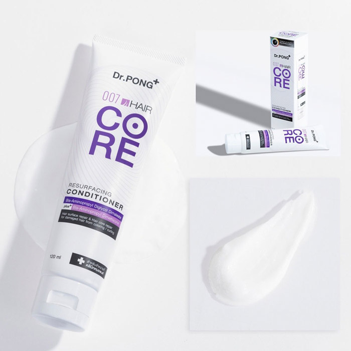 Dr. PONG 007 Hair Core Resurfacing Conditioner คอนดิชั่นเนอร์ บำรุงและซ่อมแซมเส้นผมเสียทั้งด้านนอก และ แก่นเส้นผม