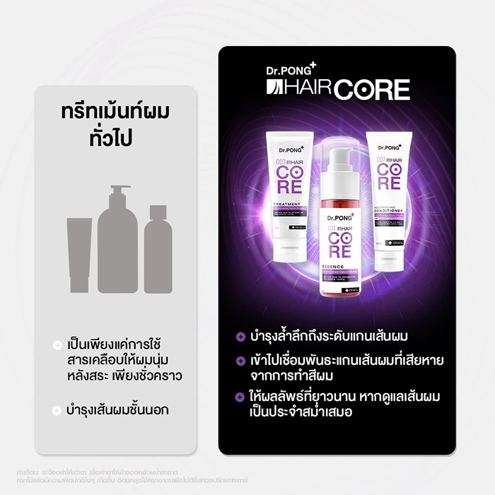 เอสเซนต์บำรุงผม Dr.PONG 001 Hair Core เอสเซนต์บำรุงผม Dr.PONG 001 Hair Core