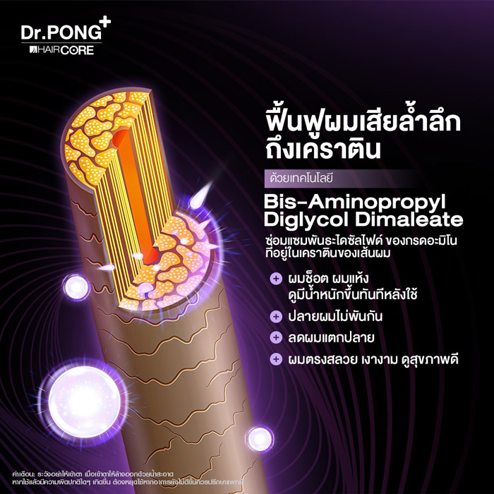 Dr.Pong 003 Hair Core Treatment ทรีทเมนต์บำรุงผม