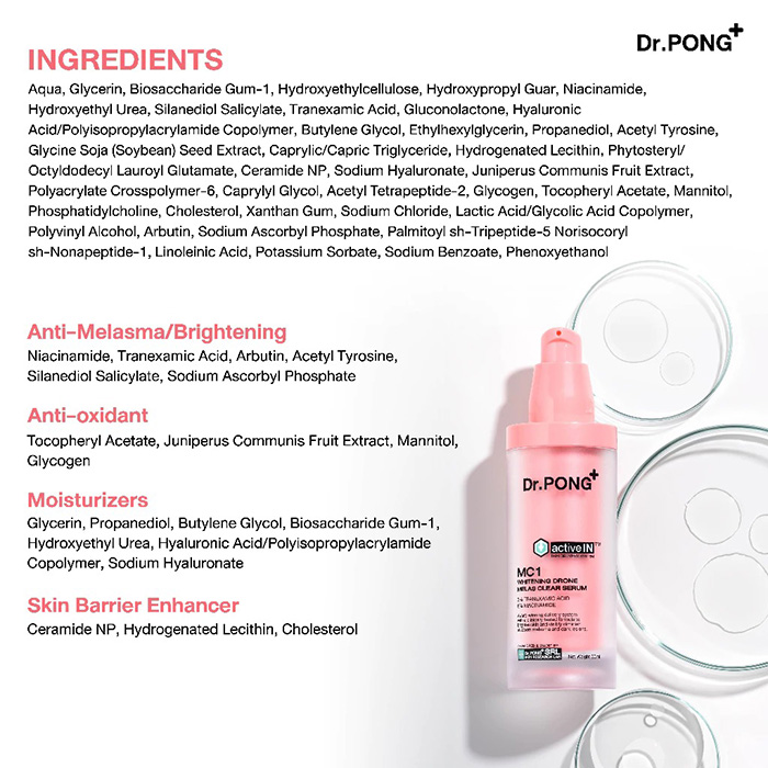 เซรั่ม Dr.PONG MC1 Melas Clear Activein Serum