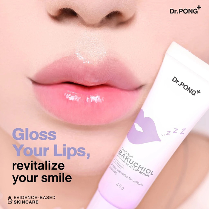 ลิปมาสก์ Dr.PONG Timeless Bakuchiol Anti-Aging Lip Mask