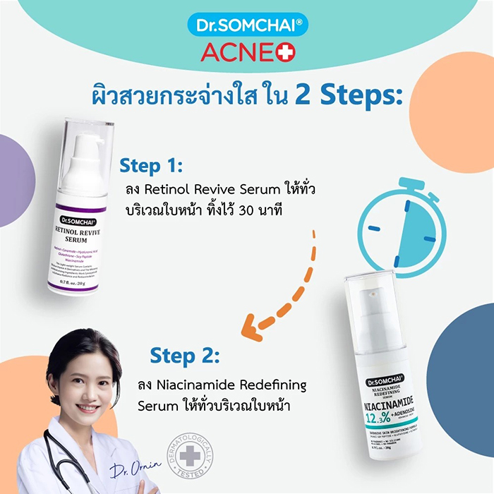 เซรั่ม Dr.Somchai Niacinamide Redefining Serum