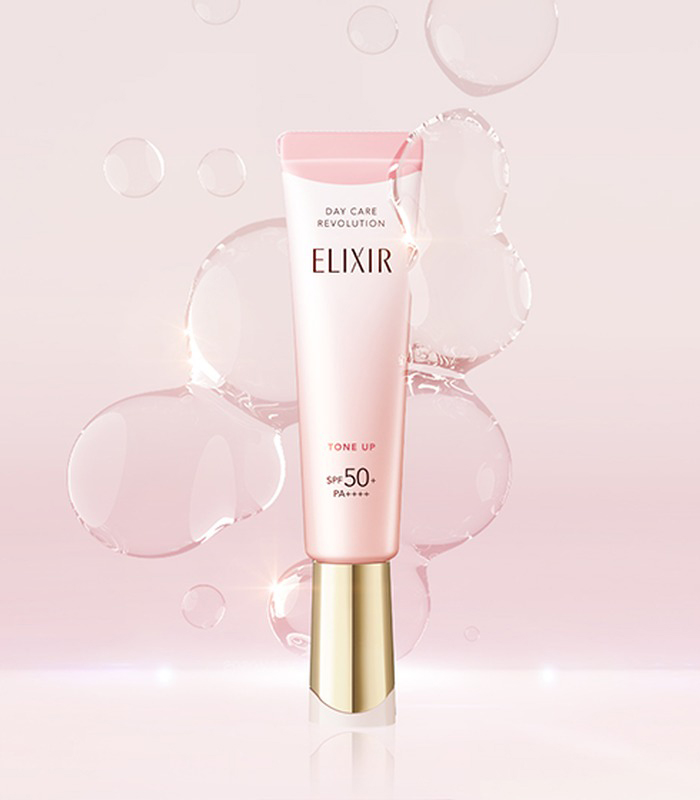 โทนอัพ Elixir Day Care Revolution Tone Up SPF50+ PA++++