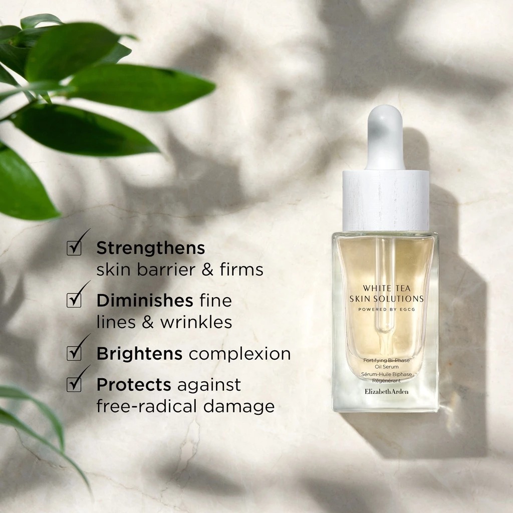 เซรั่มบำรุงผิวหน้า Elizabeth Arden White Tea Skin Solutions Fortifying Bi-Phase