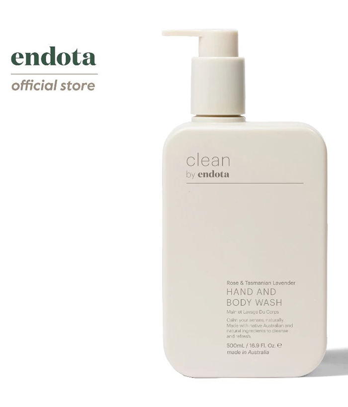 เจลอาบน้ำ endota Rose & Tasmanian Lavender Hand and Body Wash