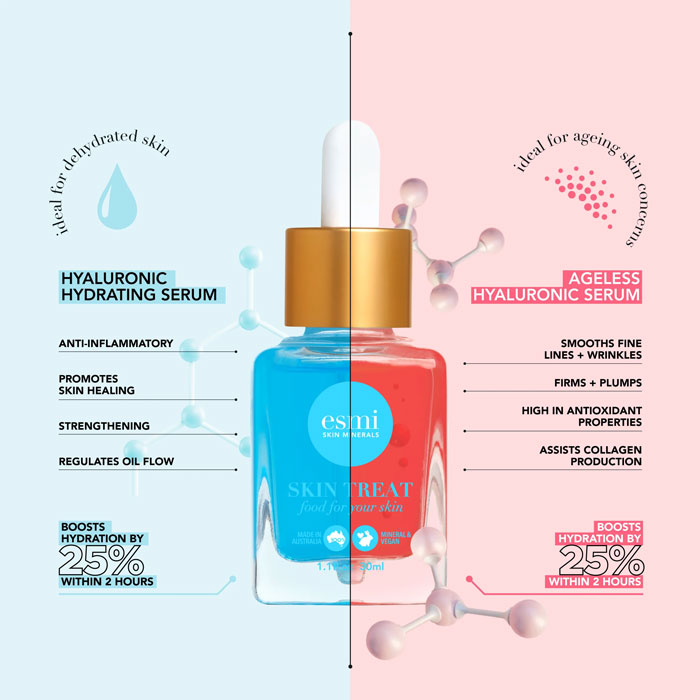 เซรั่ม Esmi Skin Minerals Hyaluronic Hydrating Serum Ageless